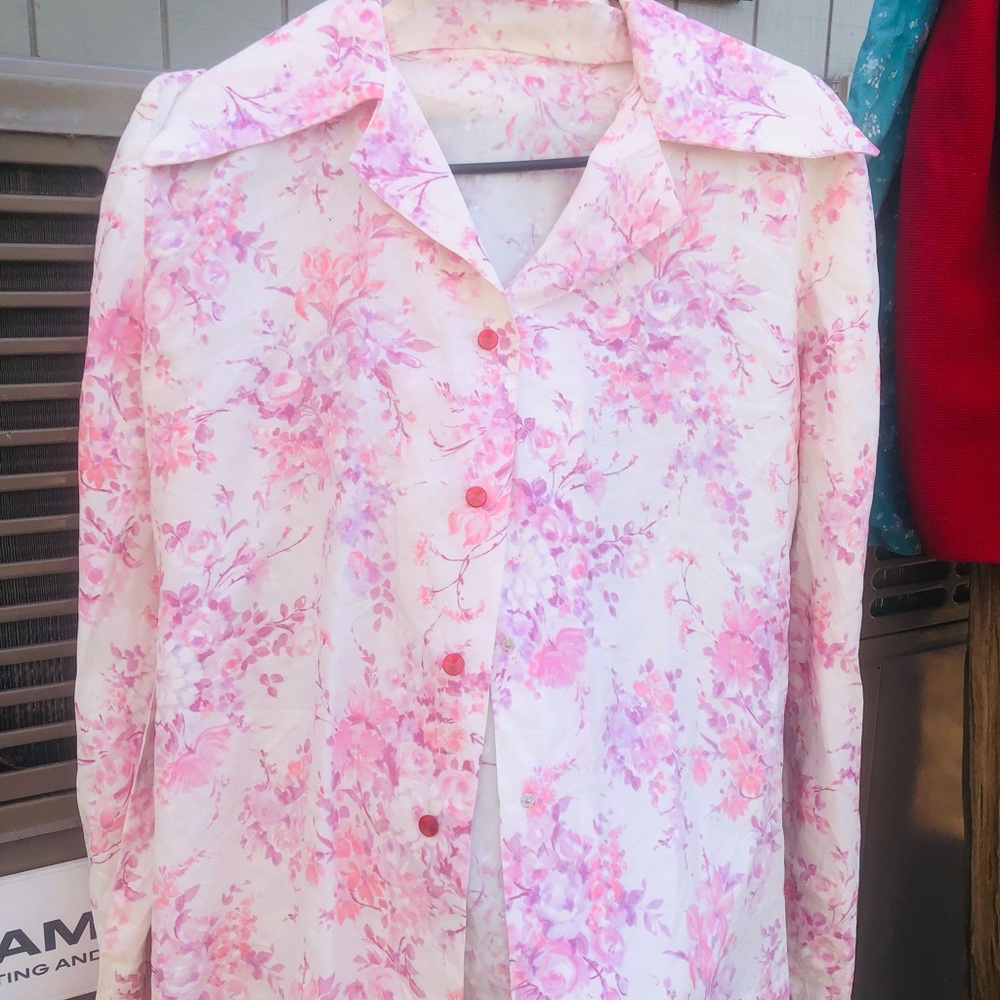 Vintage floral blouse
